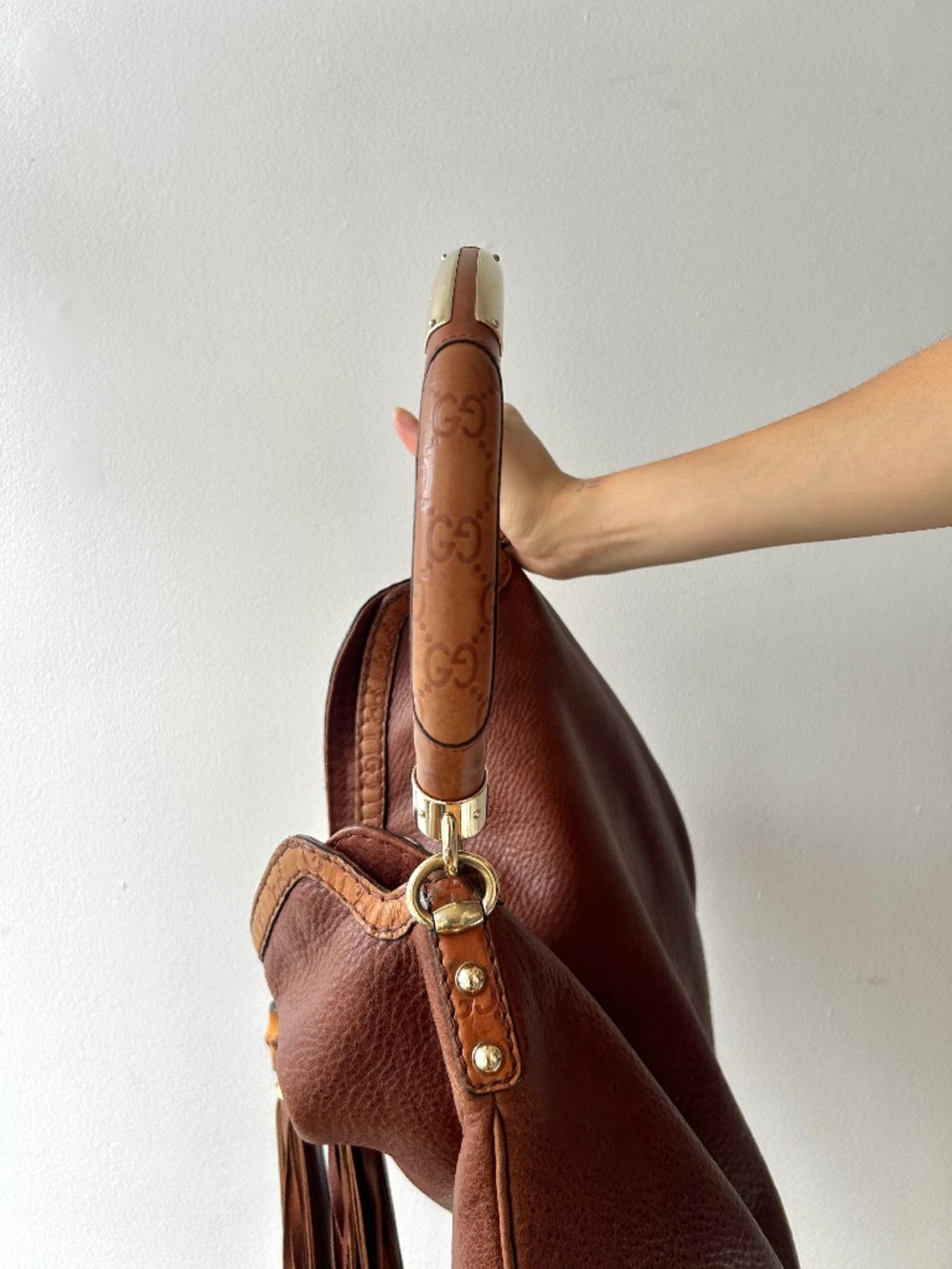 Gucci Indy brown bag *AUTHENTICATED* - Picture 8 of 12